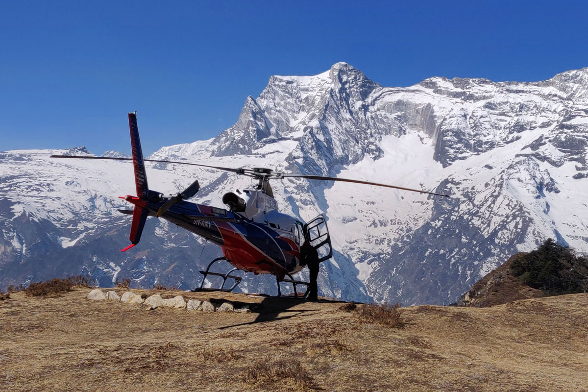 Everest Base Camp Helicopter Trekking Tour with Cost and Return